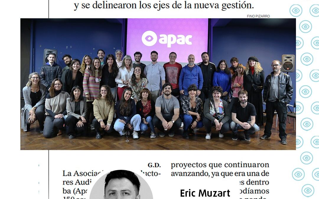 Nota a Eric Muzart, presidente de APAC, para Diario Perfil