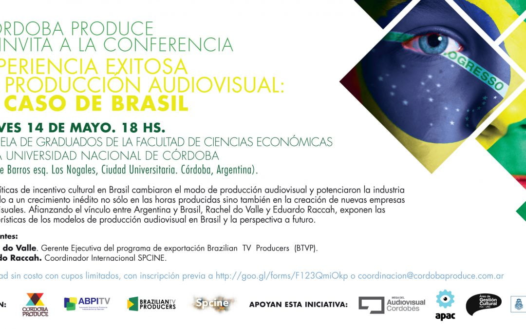 APAC INVITA A CONFERENCIA: “Experiencias exitosas de producción audiovisual: el caso de Brasil»