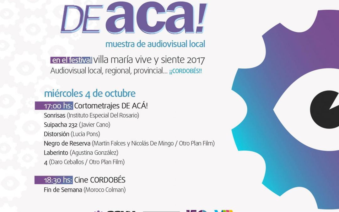 Muestra Audiovisual De Acá! en Villa María