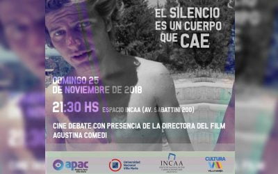 El Silencio es un cuerpo que cae: Proyección y panel