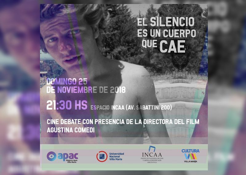 El Silencio es un cuerpo que cae: Proyección y panel