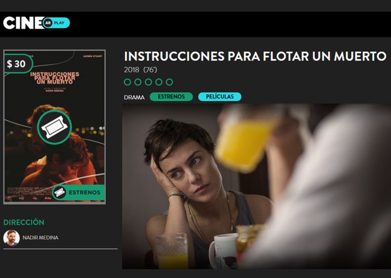 Instrucciones para flotar un muerto disponible en CINE.AR