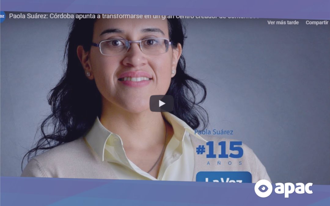 Nota a Paola Suárez en La Voz