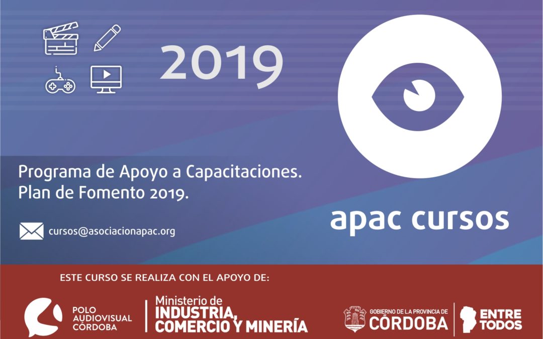 Cursos APAC 2019. Inscripciones abiertas
