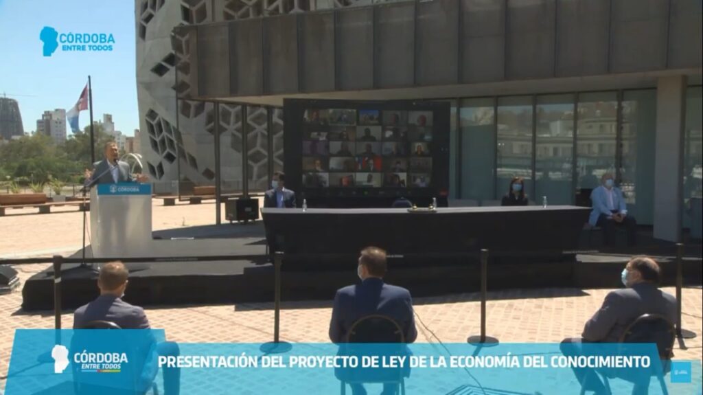Lanzamiento y adhesión a la Ley de Economía del Conocimiento en Córdoba