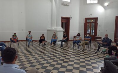 Reunión y Conferencia de prensa en el Centro de Producción Regional Villa María