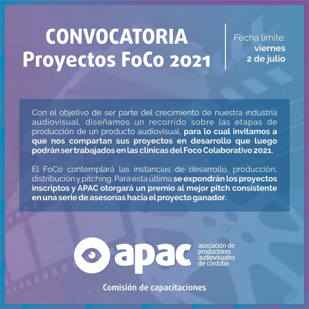 Convocatoria para participar del FoCo APAC 2021