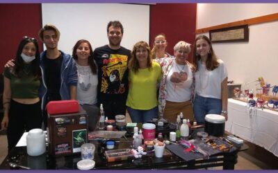 Finalizó la capacitación de peinado y maquillaje para audiovisual