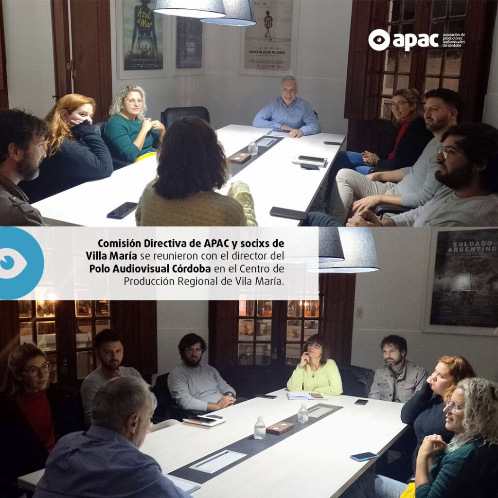 Reunión de APAC con el Polo Audiovisual Córdoba