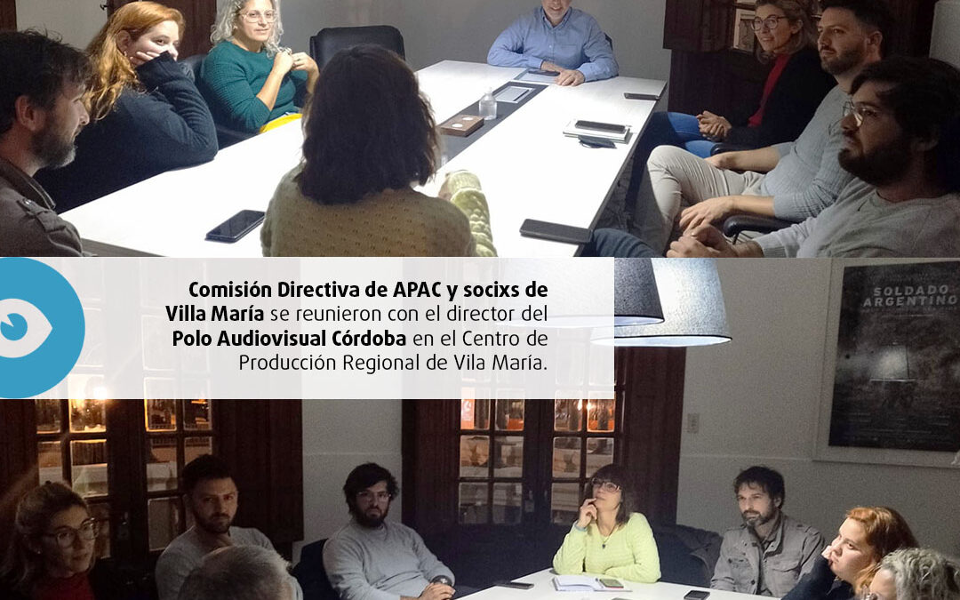 Reunión de APAC con el Polo Audiovisual Córdoba