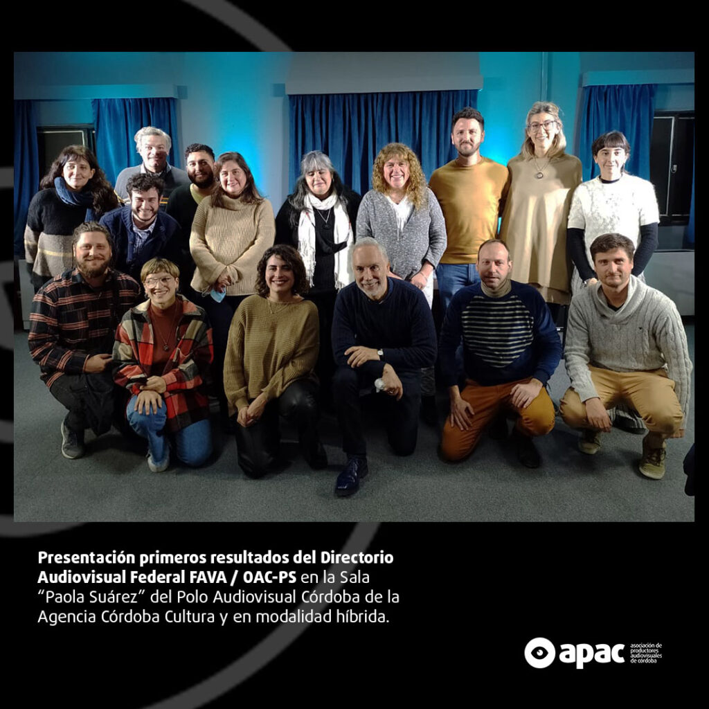 Presentación de los primeros resultados Directorio Audiovisual Federal FAVA/OAC – PS