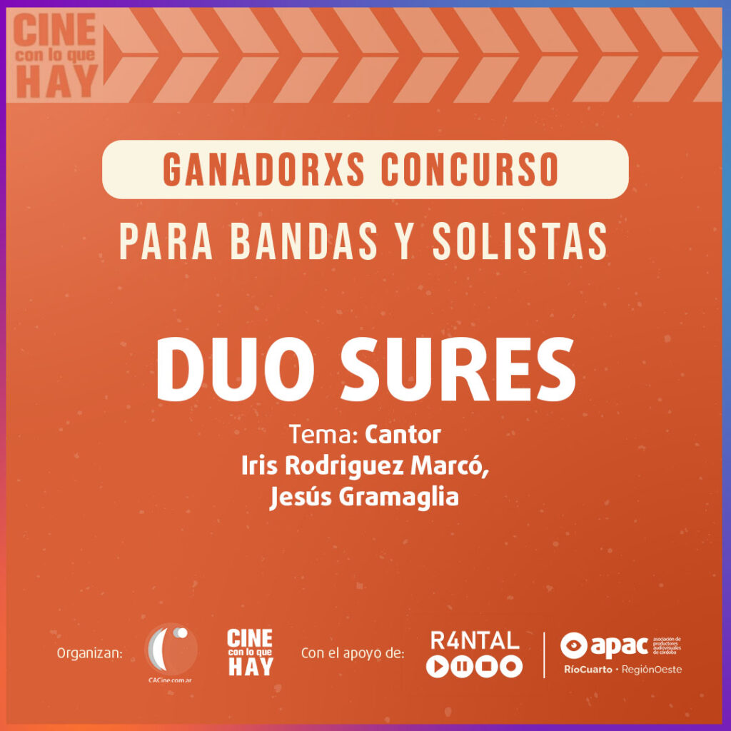 Ganadorxs convocatoria para bandas y solistas de Río Cuarto y Región Oeste