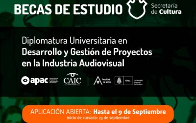 Becas Cultura Ciudad para la Diplomatura en Desarrollo del Proyectos Audiovisuales