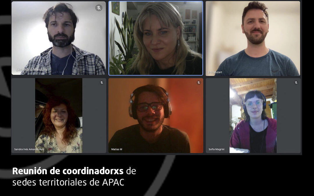 APAC Territorios: Reunión de coordinadores de Sedes Regionales