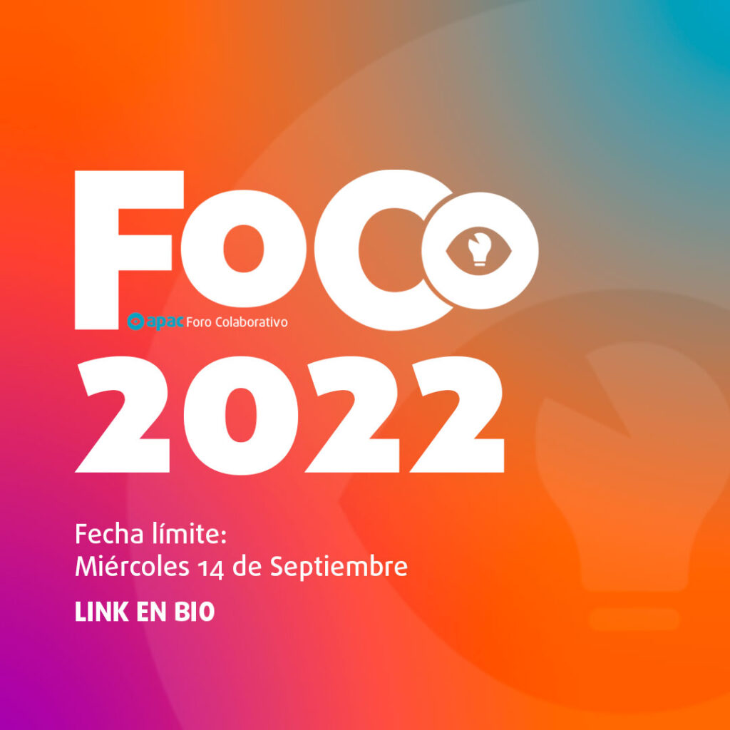 Convocatoria Proyectos FOCO APAC 2022