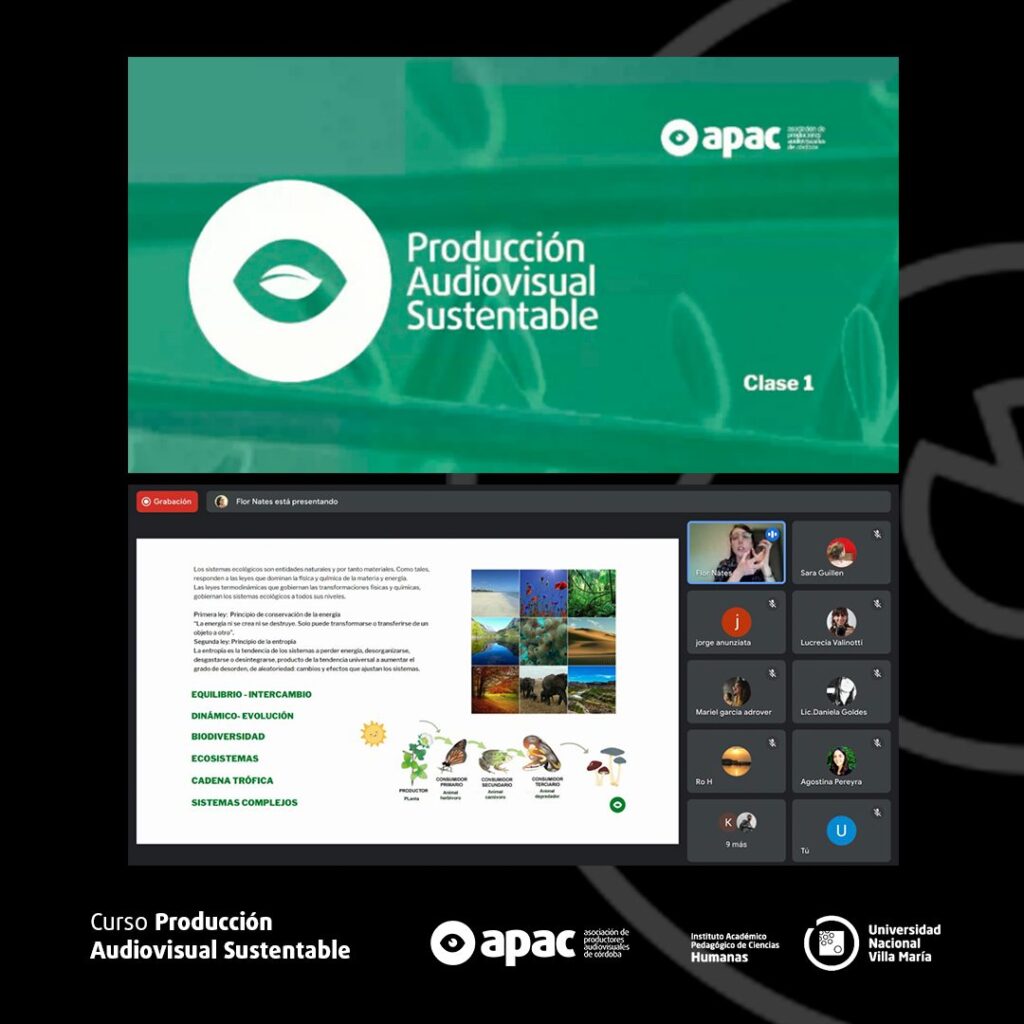 Capacitación: Producción AV Sustentable