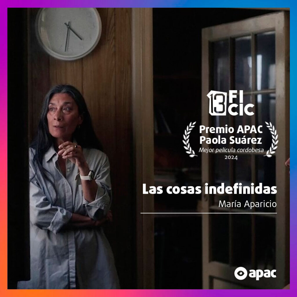 Premio APAC Paola Suárez para «Las cosas indefinidas»