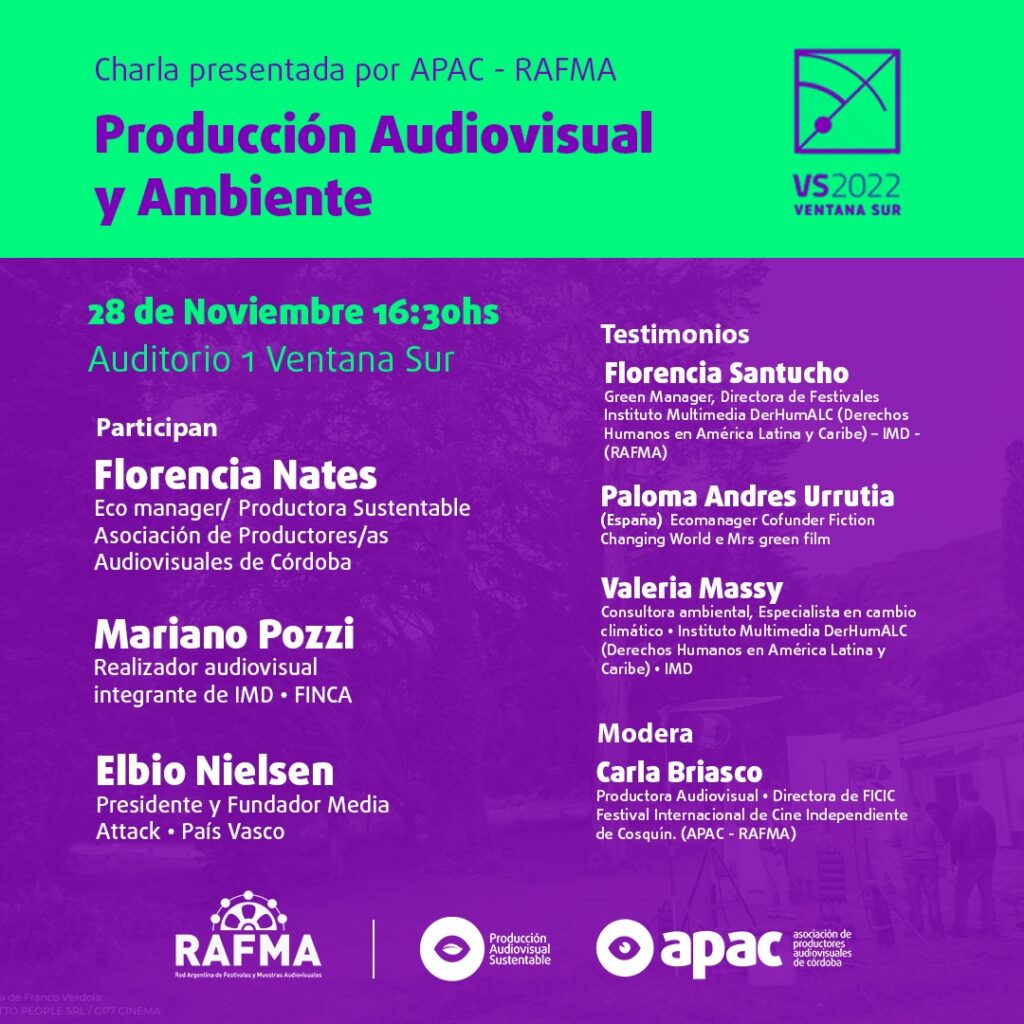 Producción Sustentable AV APAC – RAFMA en Ventana Sur